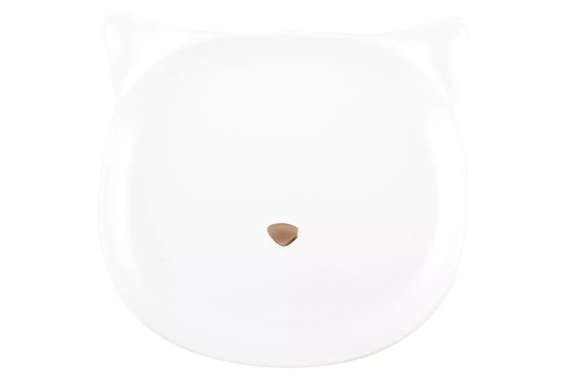 Assiette chat GM nez doré AULICA