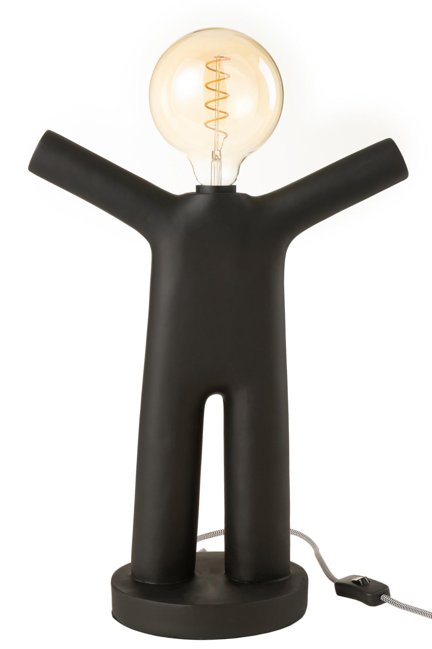LAMPE P'TIT MAURICE NOIR JLINE