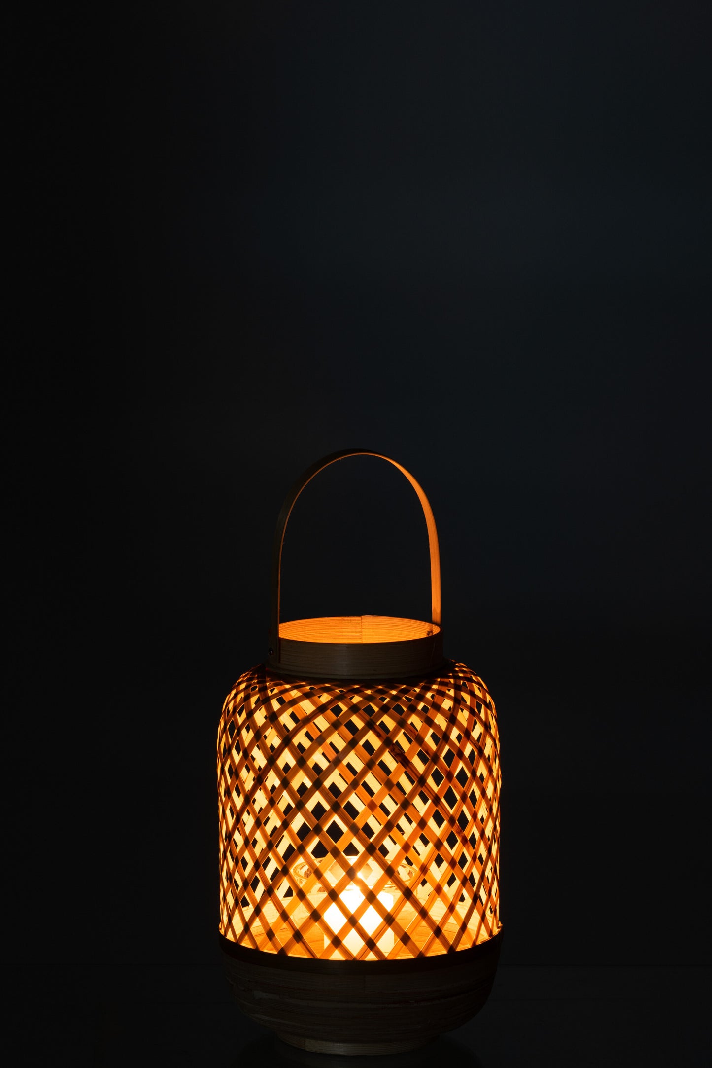 Lanterne bambou naturel d20 JLINE