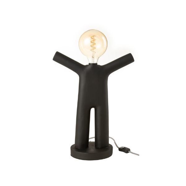 LAMPE P'TIT MAURICE NOIR JLINE