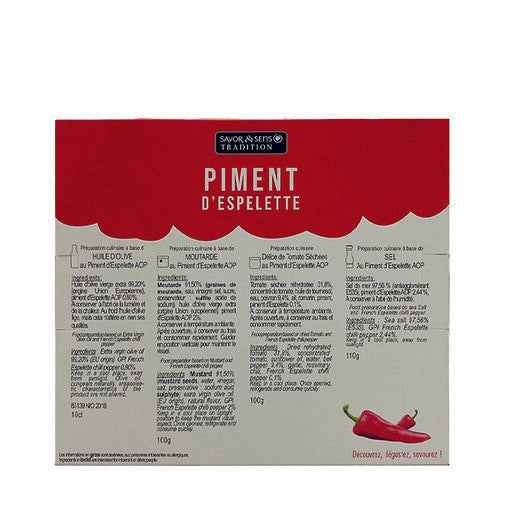 Coffret autour du piment SAVOR