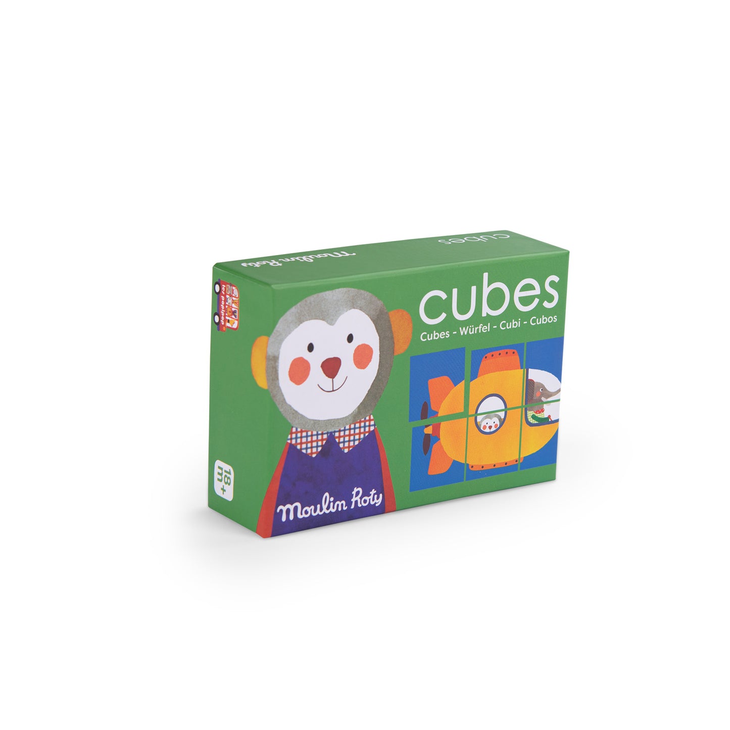Puzzle 6 cubes "Les Popipop" MR