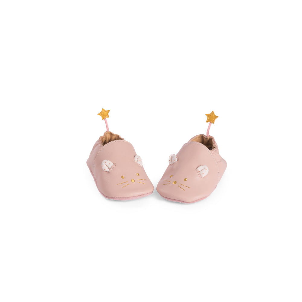 Chaussons cuir 12/18 mois MR