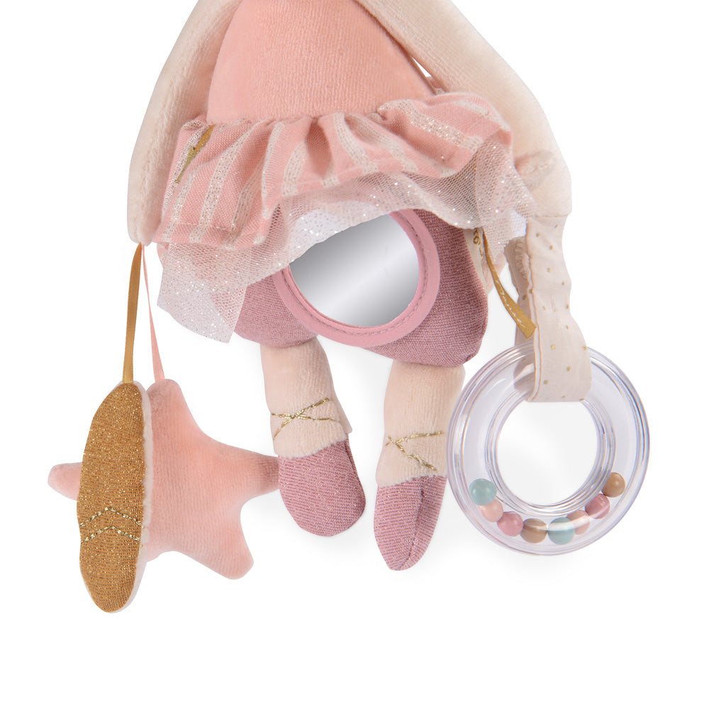 Peluche d'activités Souris rose "La petite école de danse" MR