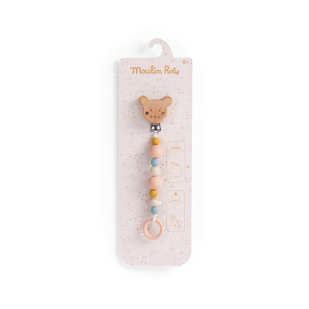 Attache-tétine Souris "La petite école de danse" MR