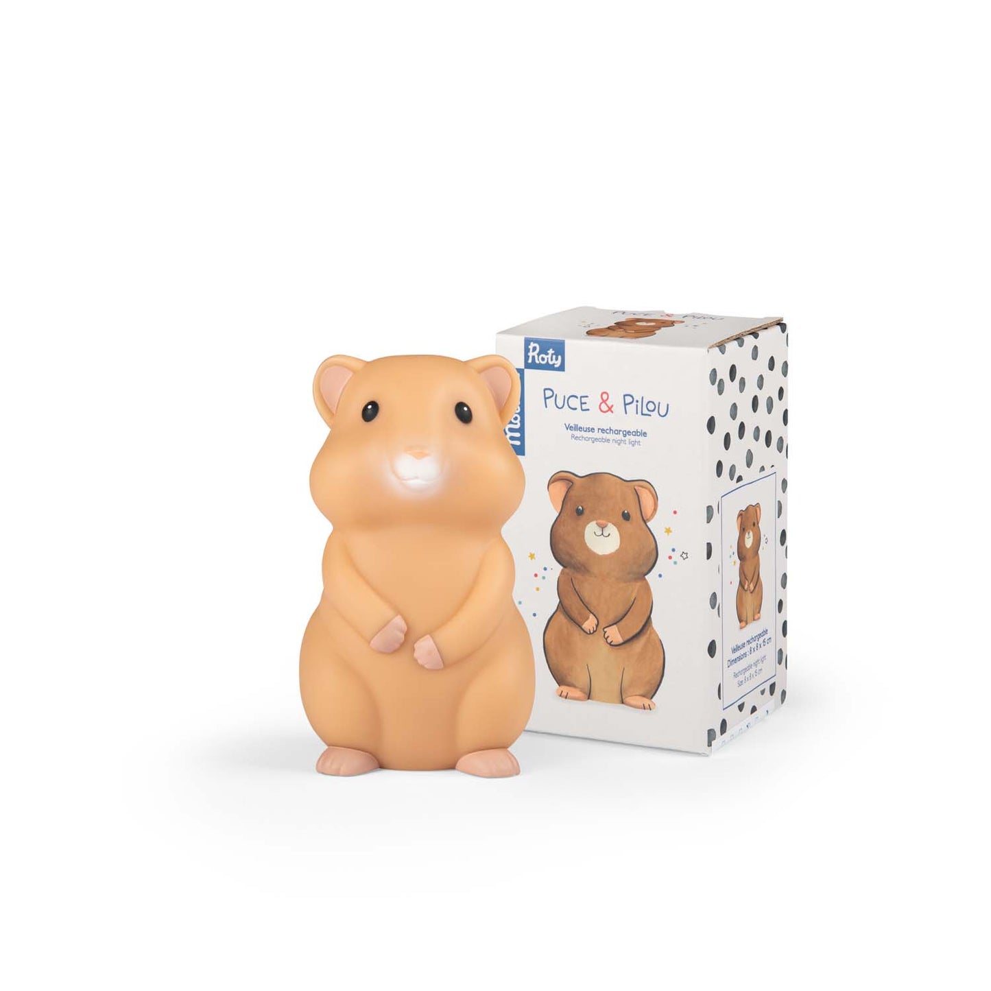 Veilleuse Hamster "Puce & Pilou" PM MR