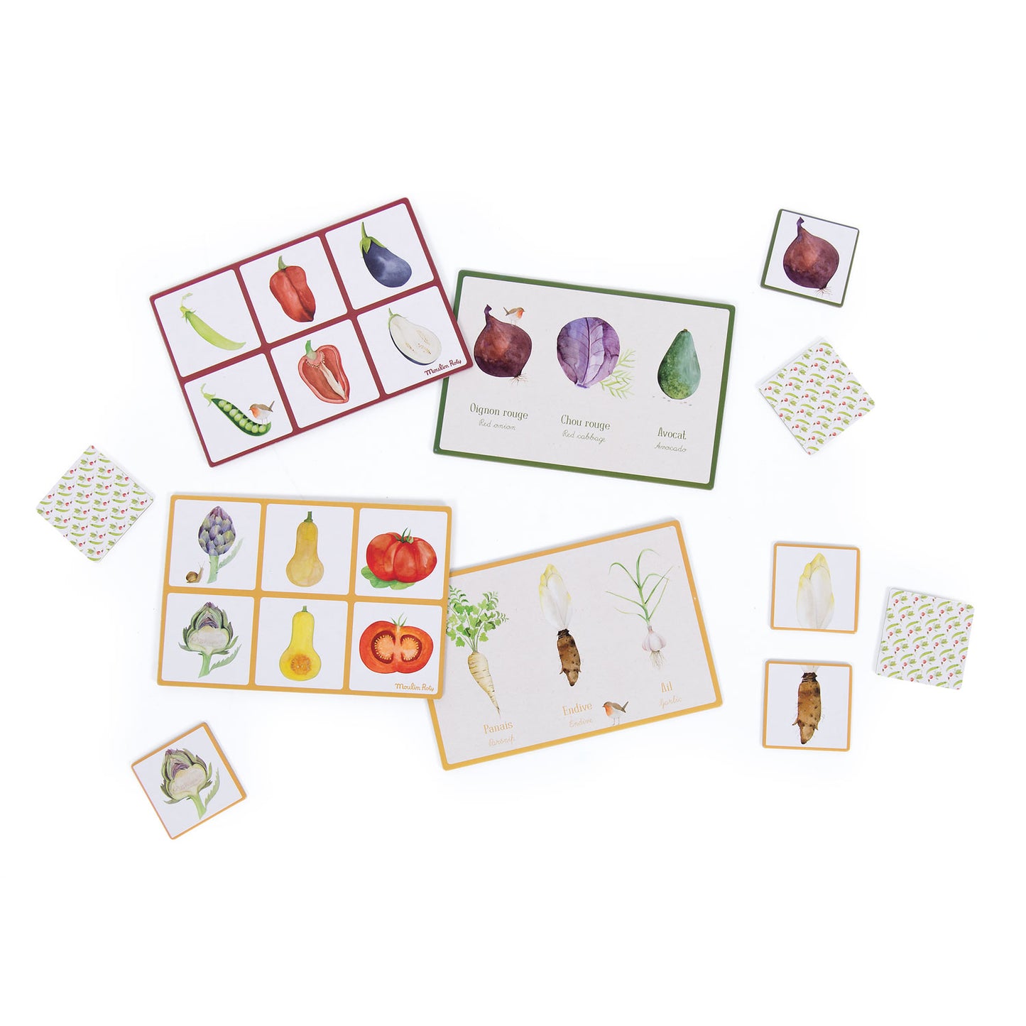 Loto Mémo des légumes "Le jardin du moulin" MR