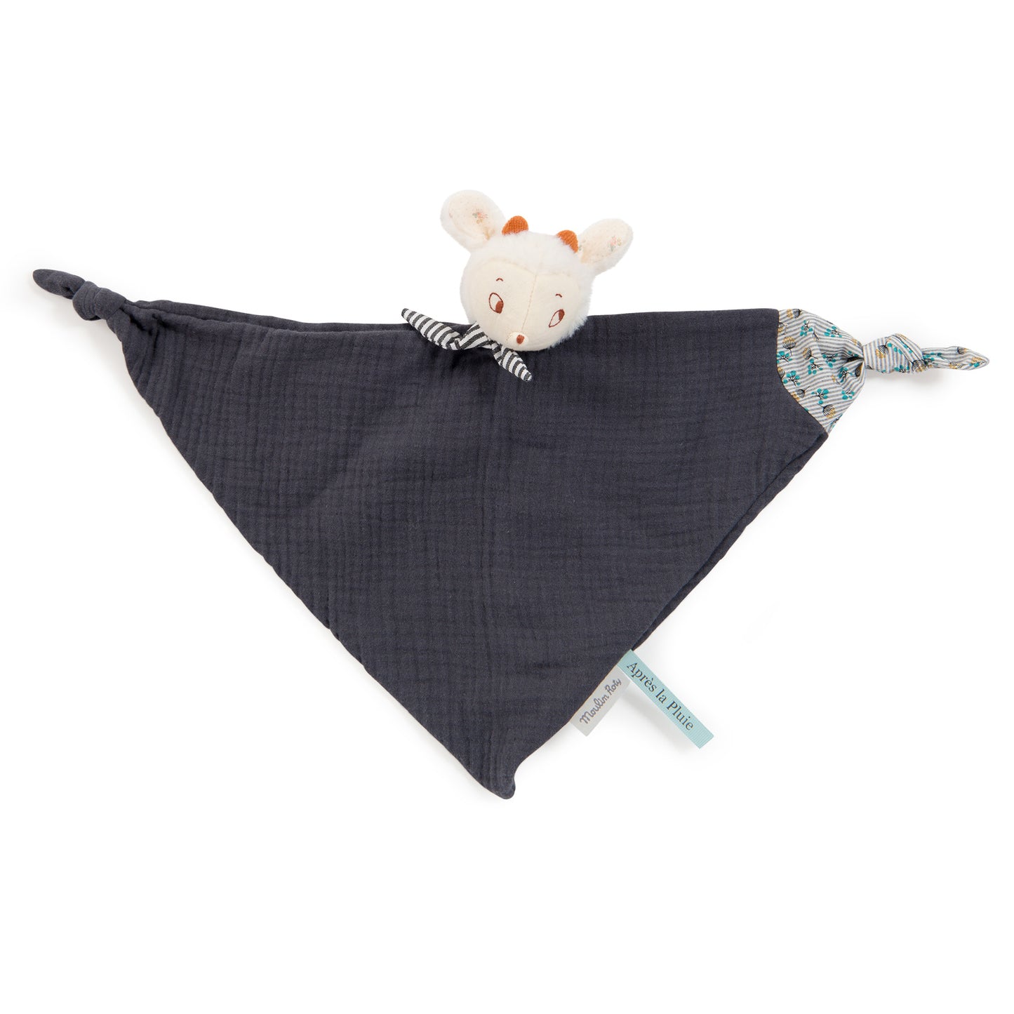 Doudou mouton gris "Après la pluie" MR