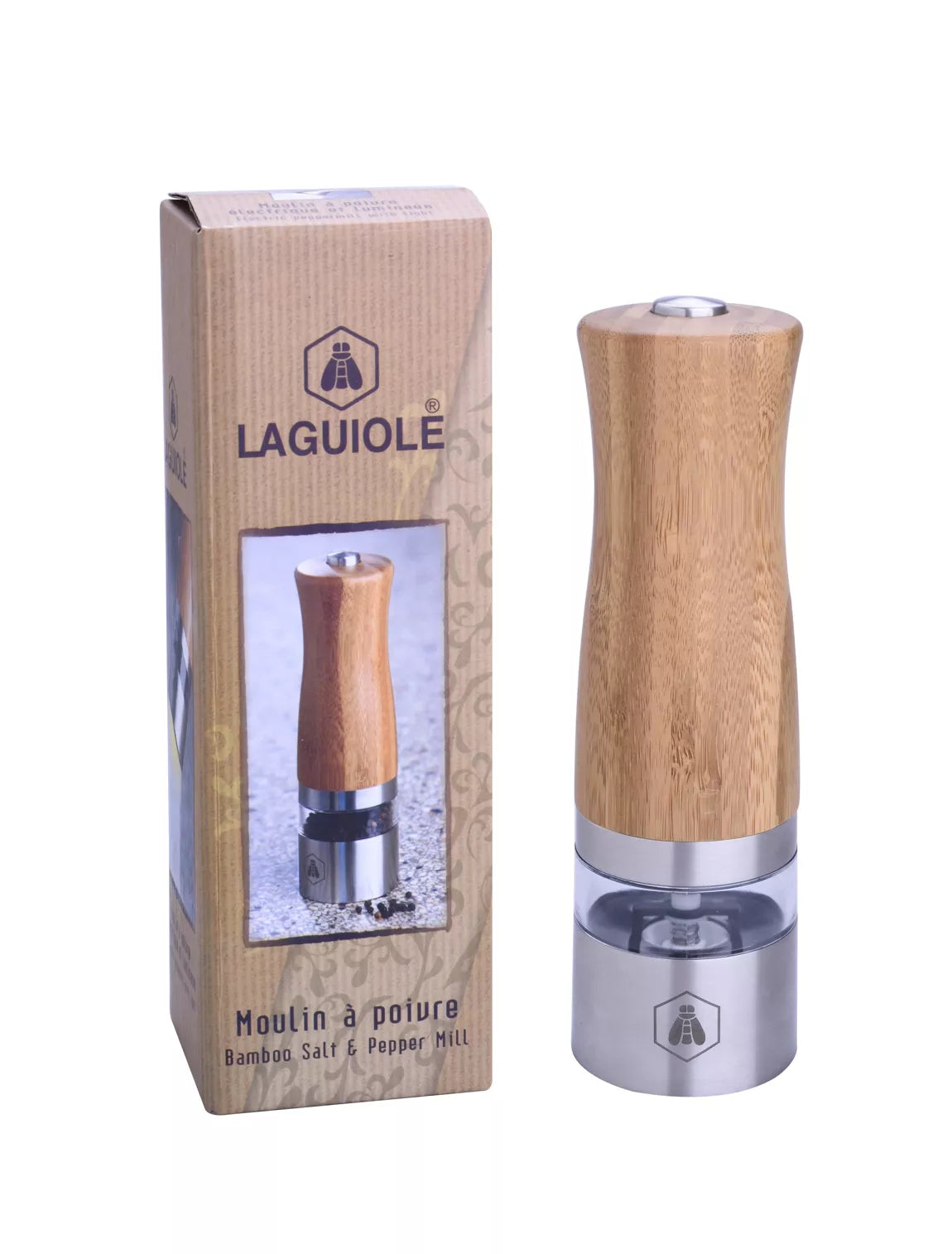 Moulin électrique poivre & sel LAGUIOLE