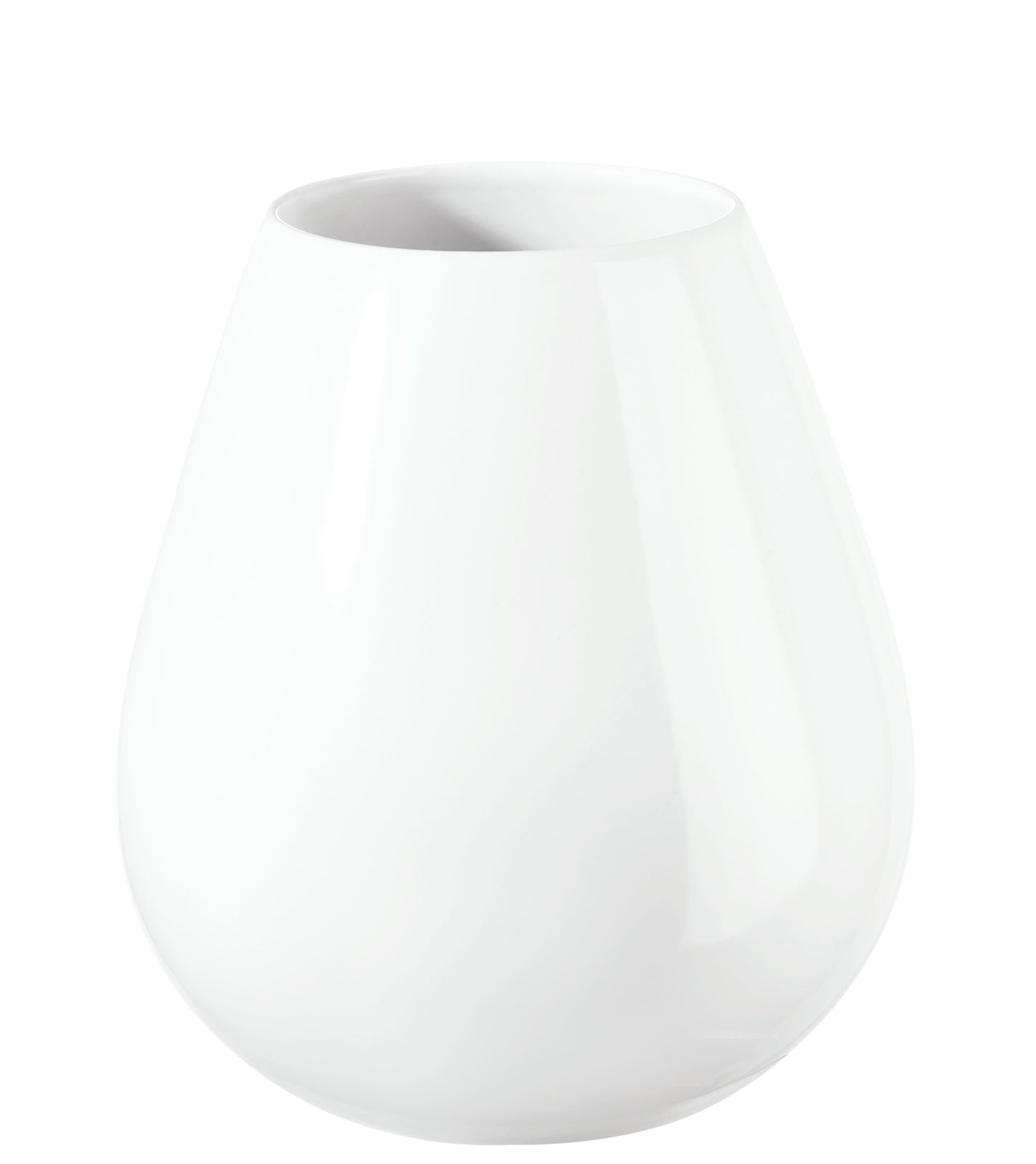 Vase blanc rond H18 Diam9 ease ASA