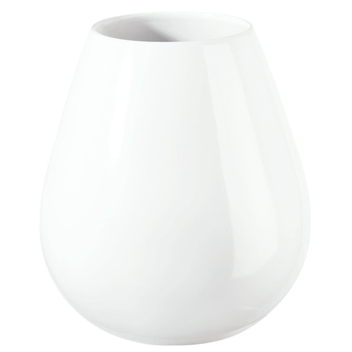 Vase blanc rond H18 Diam9 ease ASA