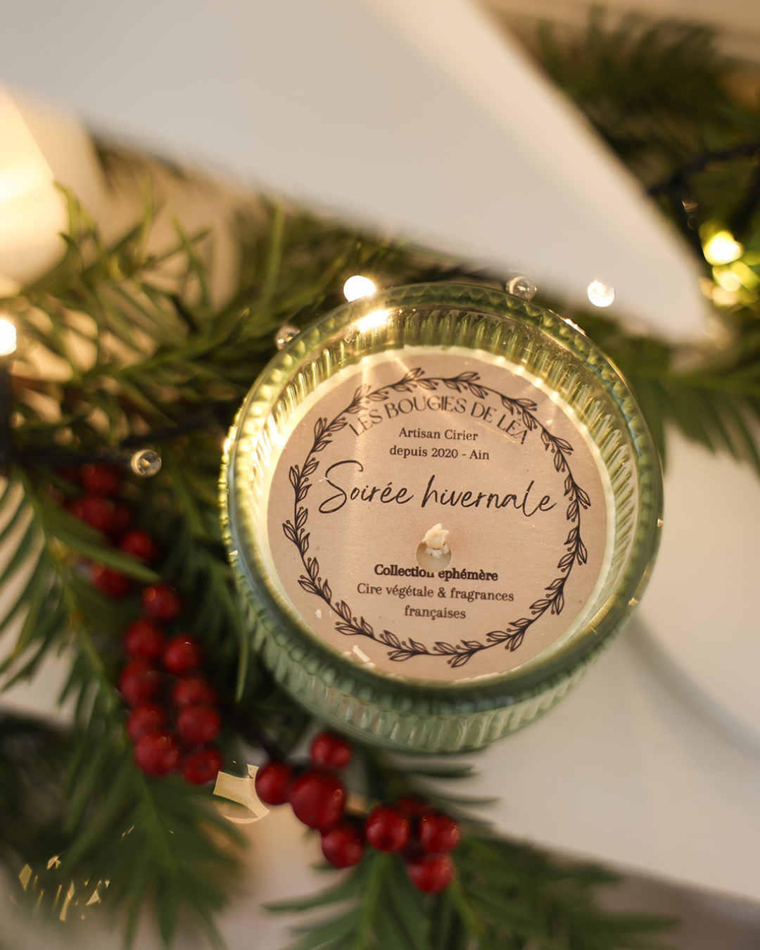 EPICES DE NOËL Bougie éphémère LBL