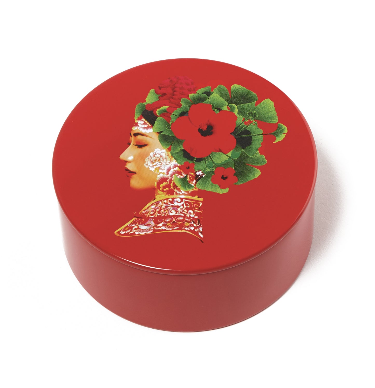 boite ronde PM métal Lotus GANGZAÏ