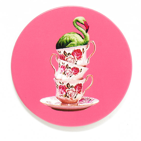 dessous de verre x4 Flaming Tea GANGZAÏ