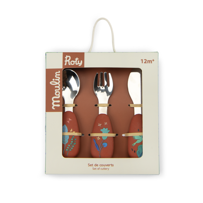 Set couverts silicone "la forêt de Mawa" MR