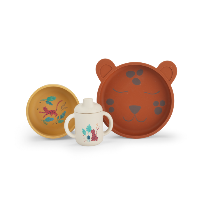 Set vaisselle silicone "la forêt de Mawa" MR