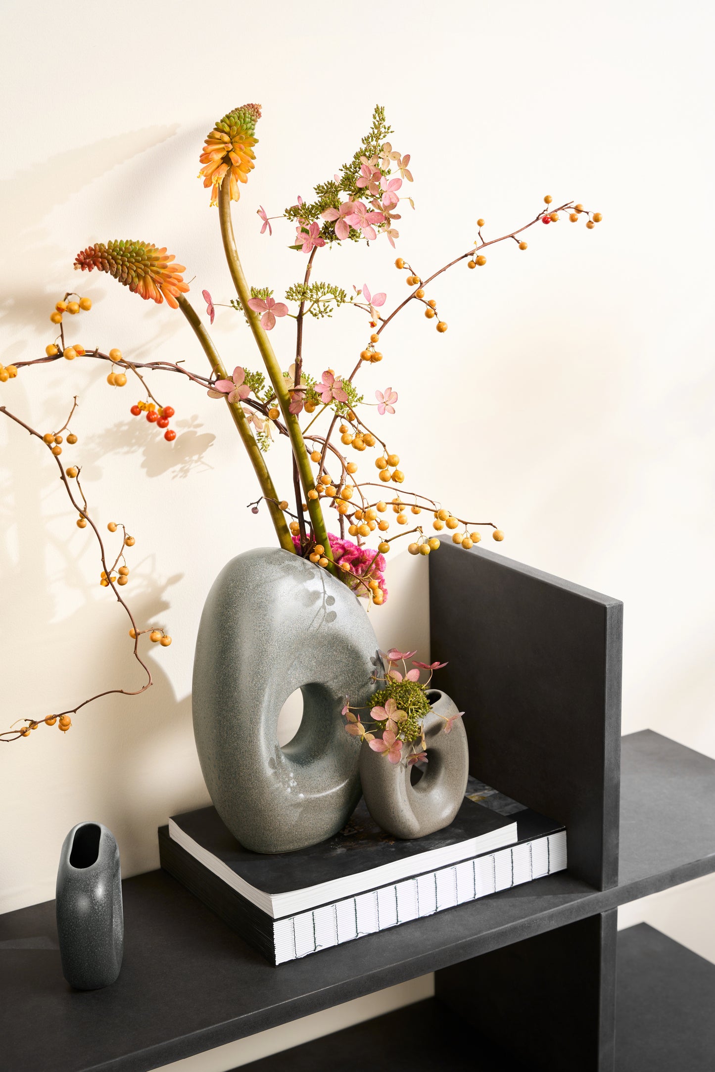 Vase gris H25 loft ASA