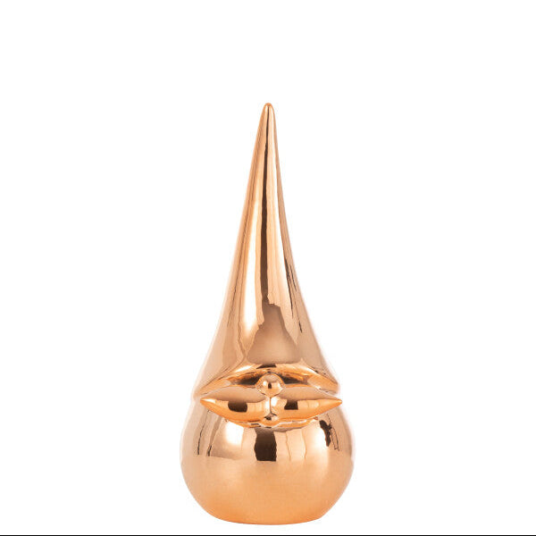 Père noël rond cuivré JLINE