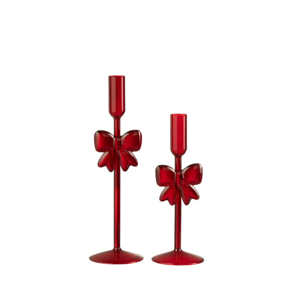 Chandelier en verre avec nœud x2 JLINE