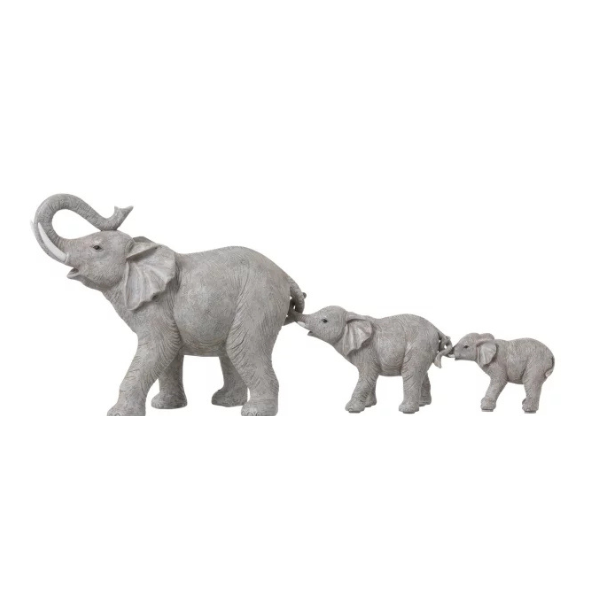 Eléphant x3 GRIS JLINE