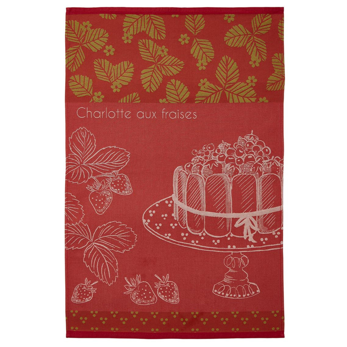 Torchon 50*75 Charlotte aux fraises COUCKE