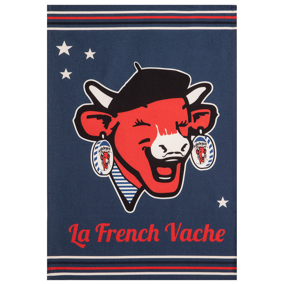 Torchon 50*75 LA VACHE QUI RIT® french vache COUCKE