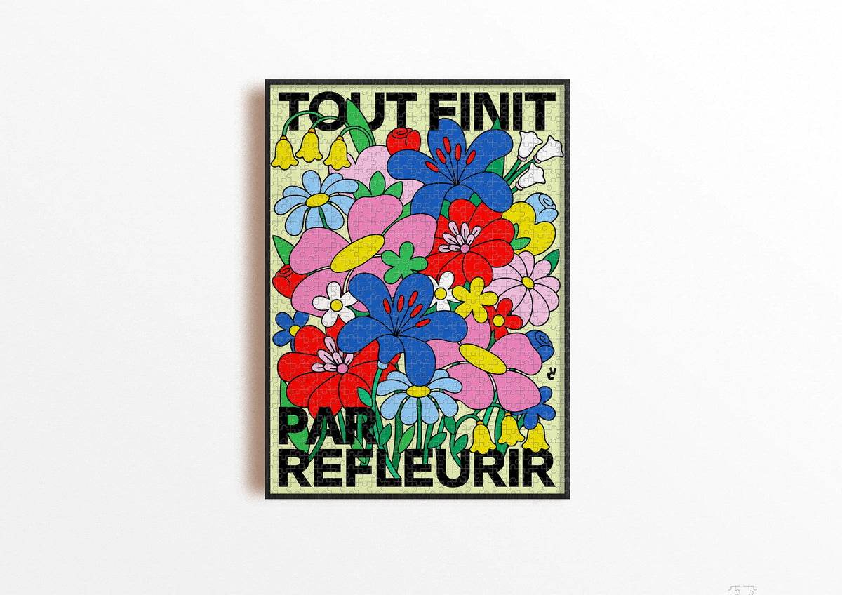 Puzzle Bouquet final 1000 pièces PIECE & LOVE