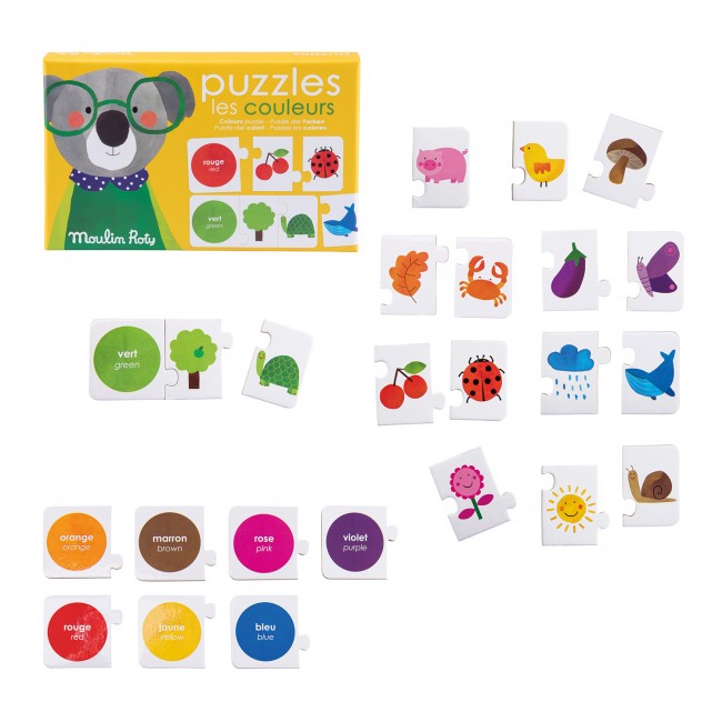 Puzzle Les couleurs "Les Popipop" MR