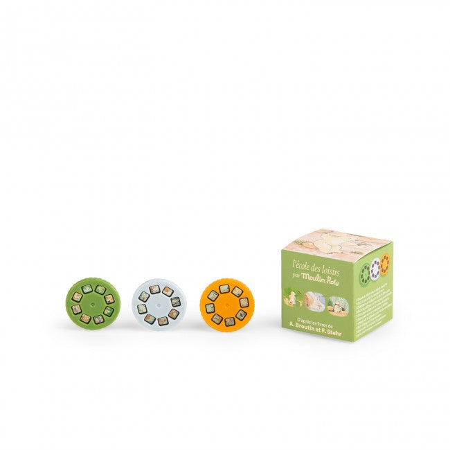 3 disques pour Lampe à histoires plusieurs collections MR