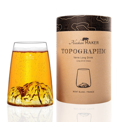 Verre 450ML Design Topo ALASKAN