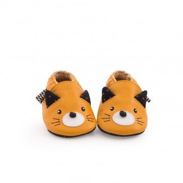 Chaussons cuir 12/18 mois MR