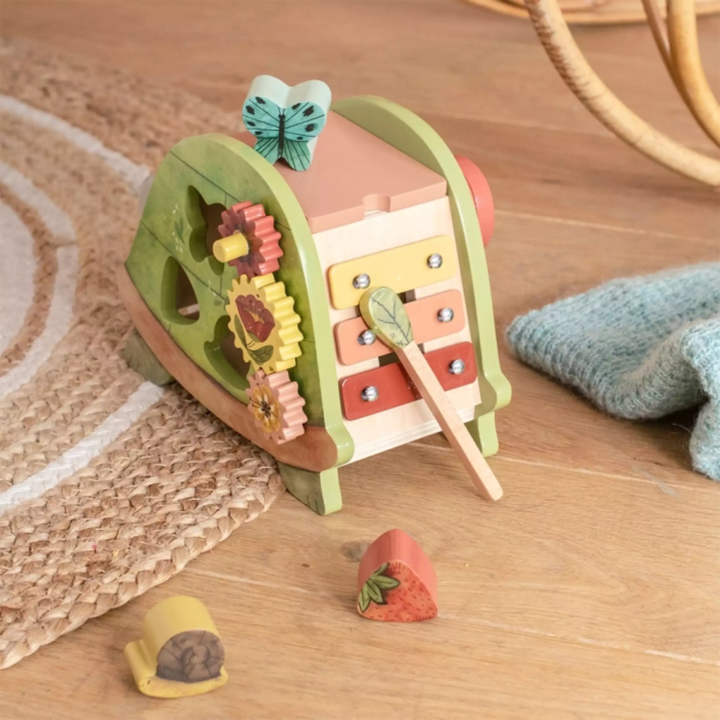 Tortue d'activités "3 petits lapins" MR