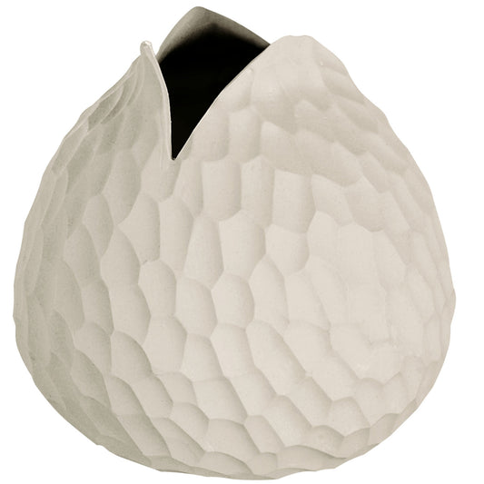 Vase nature PM carve diam10 H10.5 ASA