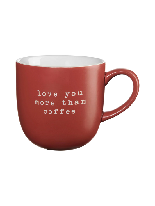Mug Love you more than coffee 35cl ASA