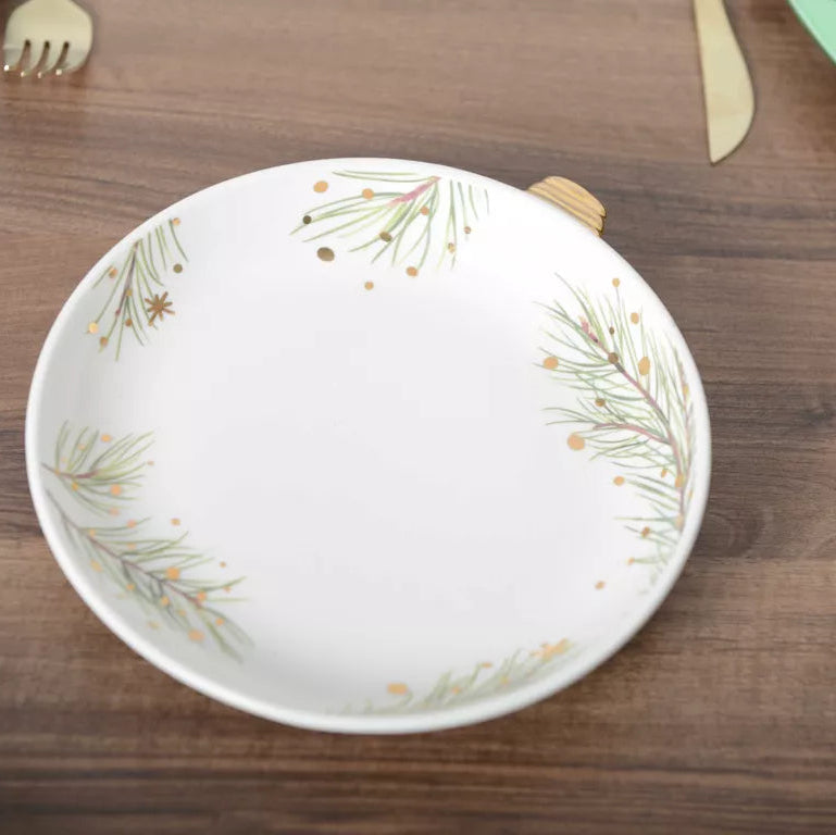 Plat boule de noël verre AULICA