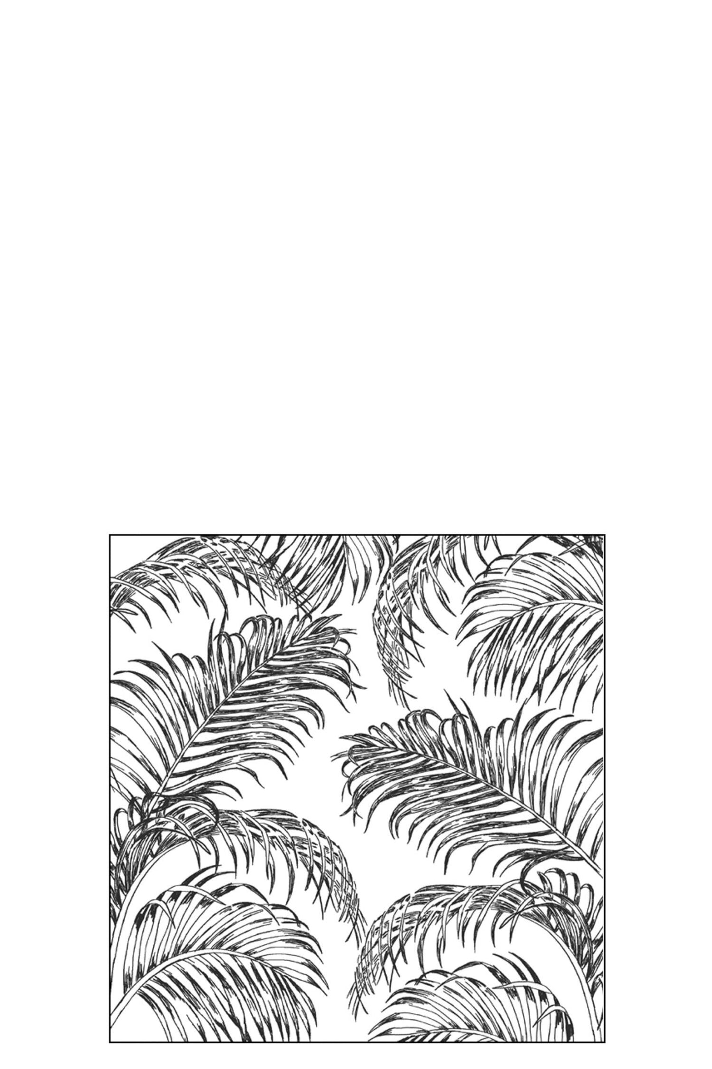 Serviette papier PM feuille palmier noir JLINE