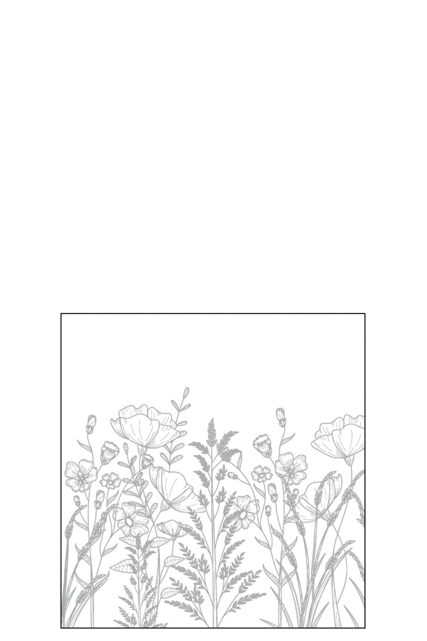 Serviette papier PM fleurs gris JLINE