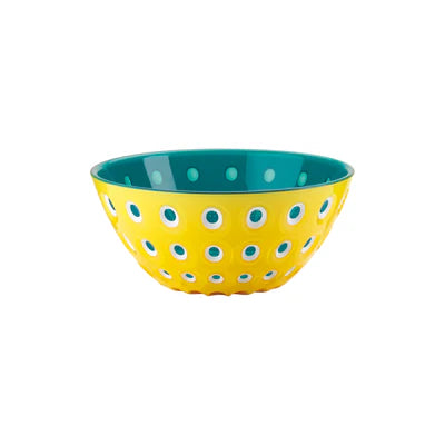 Saladier plastique bleu/jaune GUZZINI