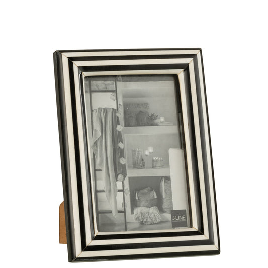 Cadre photo ligne noir/blanc JLINE