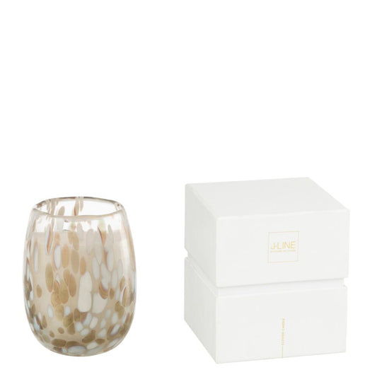 BOUGIE SENTEUR BLANC/MIX 90H JLINE