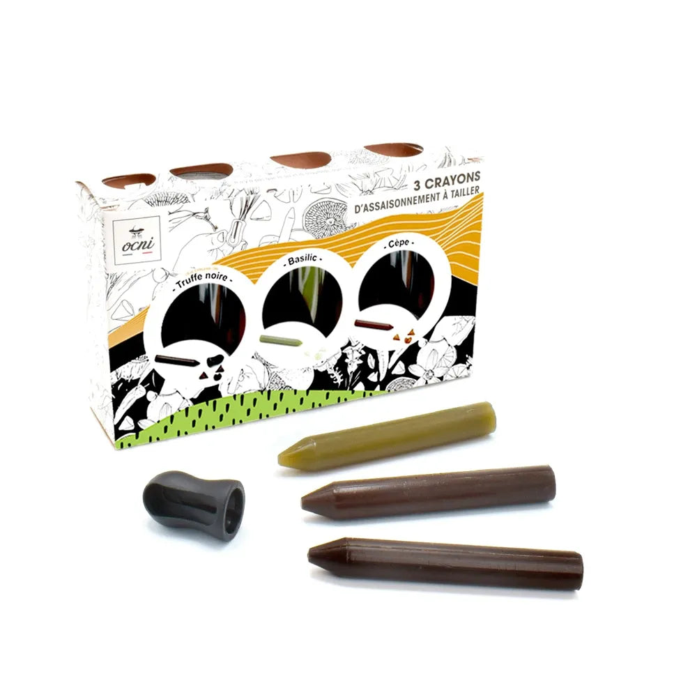 Coffret 3 crayons Festin festif OCNI