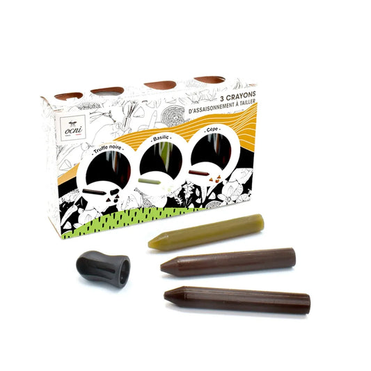 Coffret 3 crayons Festin festif OCNI