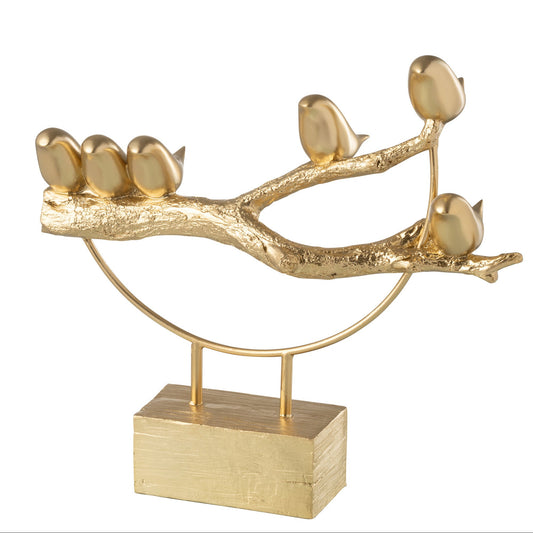 Oiseaux sur branche avec pied OR JLINE