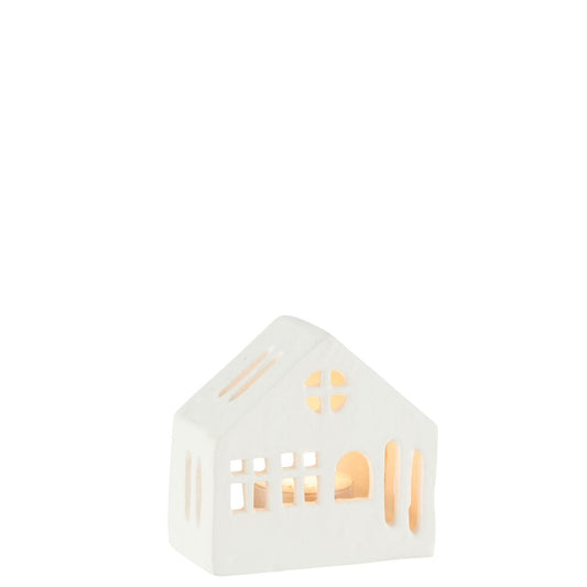 Photophore maison blanche JLINE