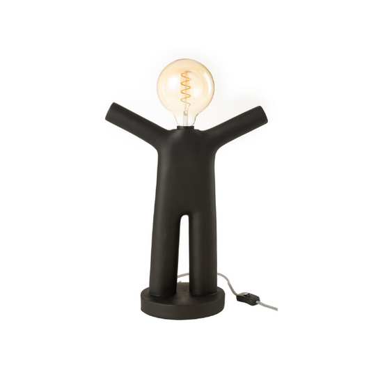 LAMPE P'TIT MAURICE NOIR JLINE
