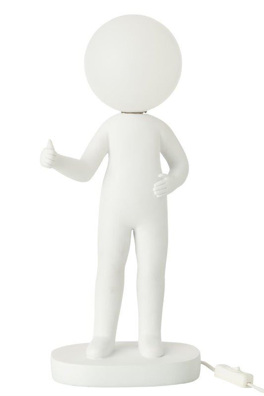 Lampe p'tit maurice blanc pouce JLINE