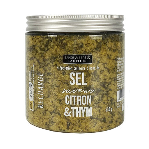 Recharge sel CITRON THYM 630g SAVOR