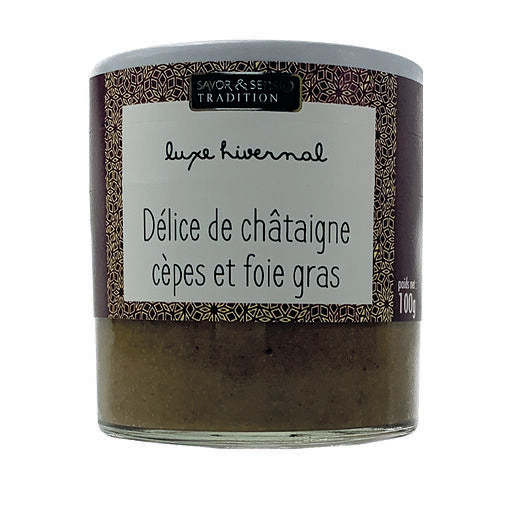 Délice châtaigne/cèpe/foie gras 100G SAVOR