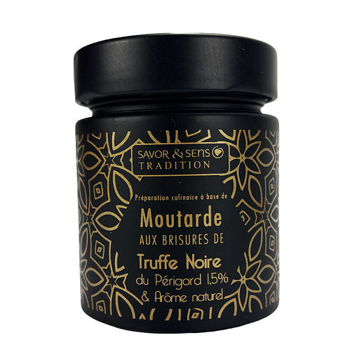 Moutarde NOIRE brisures de truffe SAVOR