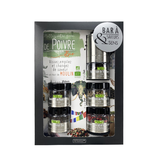 Bar à poivre coffret x5 SAVOR